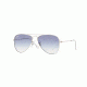 Ray-Ban Junior Bifocal Sunglasses RJ9506S for Kids with Lined Bi-Focal Rx Prescription Lenses RJ9506S-212-19-52 - Lens Diameter 52 mm, Frame Color Silver