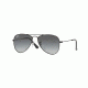Ray-Ban Junior Bifocal Sunglasses RJ9506S for Kids with Lined Bi-Focal Rx Prescription Lenses RJ9506S-220-11-50 - Lens Diameter 50 mm, Frame Color Shiny Black
