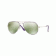 Ray-Ban Junior Bifocal Sunglasses RJ9506S for Kids with Lined Bi-Focal Rx Prescription Lenses RJ9506S-262-30-50 - Lens Diameter 50 mm, Frame Color Silver Top On Violet
