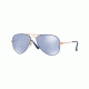 Ray-Ban Junior Bifocal Sunglasses RJ9506S for Kids with Lined Bi-Focal Rx Prescription Lenses RJ9506S-264-1U-50 - Lens Diameter 50 mm, Frame Color Copper Top On Blue