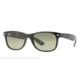 Ray-Ban New Wayfarer Prescription Sunglasses RB2132 RB2132-901-76-52 - Lens Diameter 52 mm, Frame Color Black