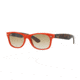 Ray-Ban New Wayfarer Prescription Sunglasses RB2132 RB2132-815-51-52 - Lens Diameter 52 mm, Frame Color Orange