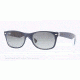 Ray-Ban New Wayfarer Prescription Sunglasses RB2132 RB2132-605371-52 - Lens Diameter 52 mm, Frame Color Top Matte Blue On Trasparent
