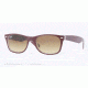 Ray-Ban New Wayfarer Prescription Sunglasses RB2132 RB2132-605485-52 - Lens Diameter 52 mm, Frame Color Top Matte Bordo' On Trasparent