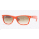 Ray-Ban New Wayfarer Prescription Sunglasses RB2132 RB2132-757-51-5218 - Lens Diameter: 52 mm, Frame Color: Dark Orange