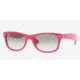 Ray-Ban New Wayfarer Prescription Sunglasses RB2132 RB2132-758-32-5218 - Lens Diameter: 52 mm, Frame Color: Shiny Dark Cyclamen