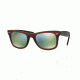 Ray-Ban Original Wayfarer Prescription Sunglasses RB2140 RB2140-12022X-50 - Lens Diameter 50 mm, Frame Color Top Grad Red On Light Red