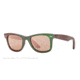 Ray-Ban Original Wayfarer Prescription Sunglasses RB2140 RB2140-6109Z2-50 - Lens Diameter 50 mm, Frame Color Metallic Green