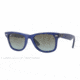 Ray-Ban Original Wayfarer Prescription Sunglasses RB2140  RB2140-887-96-5418 - Lens Diameter 54 mm, Frame Color Matte Blue