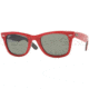 Ray-Ban Original Wayfarer Prescription Sunglasses RB2140  RB2140-955-4722 - Frame Color: Top Red On Black, Lens Diameter: 47 mm
