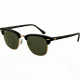 Ray-Ban RB3016 Bifocal Sunglasses - Ebony/Arista Crystal Green Frame / 51 mm Prescription Lenses, W0365-5121