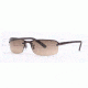 Ray-Ban RB3217 Bifocal Sunglasses, Brown Frame w/ 58 mm Diameter Lenses, 014-13-5815
