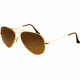 Ray-Ban RB8041 Sunglasses with No-Line Progressive Rx Prescription Lenses RB8041-001-M2-5514 - Lens Diameter: 55 mm, Frame Color: Shiny Gold