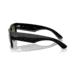 Ray-Ban RB0840S Mega Wayfarer Sunglasses, Black Frame, Green Lens, 51, RB0840S-901-31-51