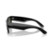 Ray-Ban RB0840S Mega Wayfarer Sunglasses, Black Frame, Green Polarized Lens, 51, RB0840S-901-58-51