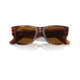 Ray-Ban RB0840S Mega Wayfarer Sunglasses, Striped Havana Frame, Brown Lens, 51, RB0840S-954-33-51