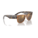 Ray-Ban RB0840S Mega Wayfarer Sunglasses, Transparent Brown Frame, Light Brown Mirror Gold Lens, 51, RB0840S-663693-51