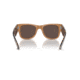 Ray-Ban RB0840S Mega Wayfarer Sunglasses, Transparent Brown Frame, Light Brown Mirror Gold Lens, 51, RB0840S-663693-51