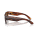Ray-Ban RB0840SF Mega Wayfarer Sunglasses, Striped Havana Frame, Brown Polarized Lens, Asian Fit, 52, RB0840SF-954-57-52