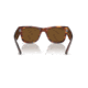 Ray-Ban RB0840SF Mega Wayfarer Sunglasses, Striped Havana Frame, Brown Polarized Lens, Asian Fit, 52, RB0840SF-954-57-52