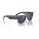 Ray-Ban RB0840SF Mega Wayfarer Sunglasses, Transparent Dark Blue Frame, Grey Mirror Blue Lens, Asian Fit, 52, RB0840SF-6638O4-52