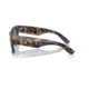 Ray-Ban RB0840SF Mega Wayfarer Sunglasses, Transparent Dark Blue Frame, Grey Mirror Blue Lens, Asian Fit, 52, RB0840SF-6638O4-52