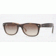 Ray-Ban RB2168F Bifocal Prescription Sunglasses RB2168F-108213-5218 - Lens Diameter 52 mm, Frame Color Top Dark Havana on Texture