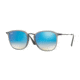 Ray-Ban RB2448NF Progressive Prescription Sunglasses RB2448NF-12104O-53 - Lens Diameter 53 mm, Frame Color Trasparent Grey
