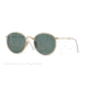 Ray-Ban RB3517 Single Vision Prescription Sunglasses RB3517-112-N5-48 - Lens Diameter 48 mm, Frame Color Matte Gold