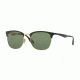Ray-Ban RB3538 Progressive Prescription Sunglasses RB3538-187-9A-53 - Lens Diameter 53 mm, Frame Color Top Shiny Black On Gold