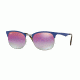 Ray-Ban RB3538 Progressive Prescription Sunglasses RB3538-9005A9-53 - Lens Diameter 53 mm, Frame Color Gunmetal/matte Blue