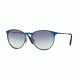 Ray-Ban RB3539 Progressive Prescription Sunglasses RB3539-194-19-54 - Lens Diameter 54 mm, Frame Color Shot Blue Metallic