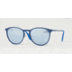 Ray-Ban RB3539 Progressive Prescription Sunglasses RB3539-90221U-54 - Lens Diameter 54 mm, Frame Color Rubber Eletric Blue