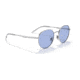 Ray-Ban RB3681 Sunglasses, Blue Lenses, Silver, 50, RB3681-003-80-50