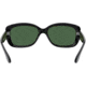 Ray-Ban RB4101 Jackie Ohh Sunglasses - Women's, Black Frame, Crystal Green Polarized Lenses, 601-58-5817