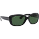Ray-Ban RB4101 Jackie Ohh Sunglasses - Women's, Black Frame, Crystal Green Polarized Lenses, 601-58-5817