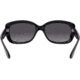Ray-Ban RB4101 Jackie Ohh Sunglasses - Women's, Shiny Black Frame, Grey Gradient Dark Grey Polar Lenses, 601/T3-58