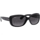 Ray-Ban RB4101 Jackie Ohh Sunglasses - Women's, Shiny Black Frame, Grey Gradient Dark Grey Polar Lenses, 601/T3-58