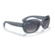 Ray-Ban RB4101 Jackie Ohh Sunglasses - Womens, Transparent Dark Brown Frame, Blue Gradient Lens, Polarized, 58, RB4101-659278-58