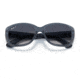 Ray-Ban RB4101 Jackie Ohh Sunglasses - Womens, Transparent Dark Brown Frame, Blue Gradient Lens, Polarized, 58, RB4101-659278-58