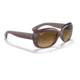 Ray-Ban RB4101 Jackie Ohh Sunglasses - Womens, Transparent Dark Brown Frame, Brown Gradient Lens, Polarized, 58, RB4101-6593M2-58