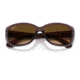 Ray-Ban RB4101 Jackie Ohh Sunglasses - Womens, Transparent Dark Brown Frame, Brown Gradient Lens, Polarized, 58, RB4101-6593M2-58