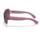 Ray-Ban RB4101 Jackie Ohh Sunglasses - Womens, Transparent Violet Frame, Grey Gradient Lens, Polarized, 58, RB4101-6591M3-58