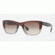 Ray-Ban RB4148F Bifocal Prescription Sunglasses RB4148F-108013-5222 - Lens Diameter 52 mm, Frame Color Brown Top on Transparent