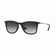 USED Ray-Ban RB4221 Sunglasses 622/8G-50 - Nero Gommato Frame, Grey Gradient Lenses, EDEMO1, Condition Parts Only/Salvage, Defective