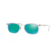 Ray-Ban RB4225 Sunglasses 646/3R-52 - Matte Trasparent Frame, Green Mirror Green Lenses