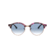 Ray-Ban RB4246 Single Vision Prescription Sunglasses, 51mm, Spotted Grey/Violet, RB4246-12573F-51-SV