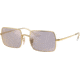 Ray-Ban Rectangle RB1969 Sunglasses, Arista, Photo Dark Grey Mirror Gold, 54, RB1969-001-B3-54