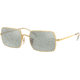 Ray-Ban Rectangle RB1969 Sunglasses, Arista, Photo Grey Mirror Grey, 54, RB1969-001-W3-54