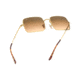 Ray-Ban RECTANGLE RB1969 Sunglasses 914751-54 - , Clear Gradient Brown Lenses